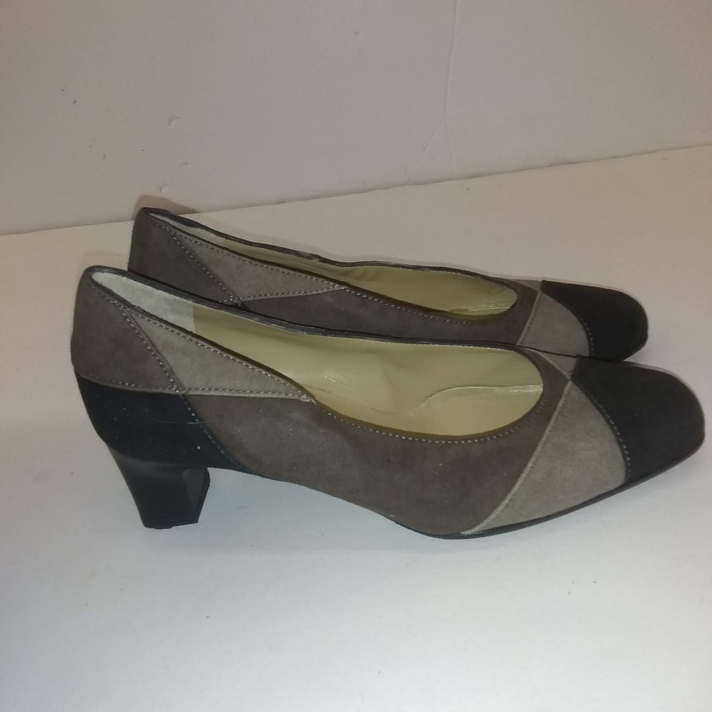 Jean Thiot Tri Color Suede Shoes Size 33